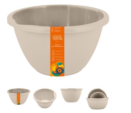 Миска для смешивания Sugar&Spice Honey 1,5 л латте                          